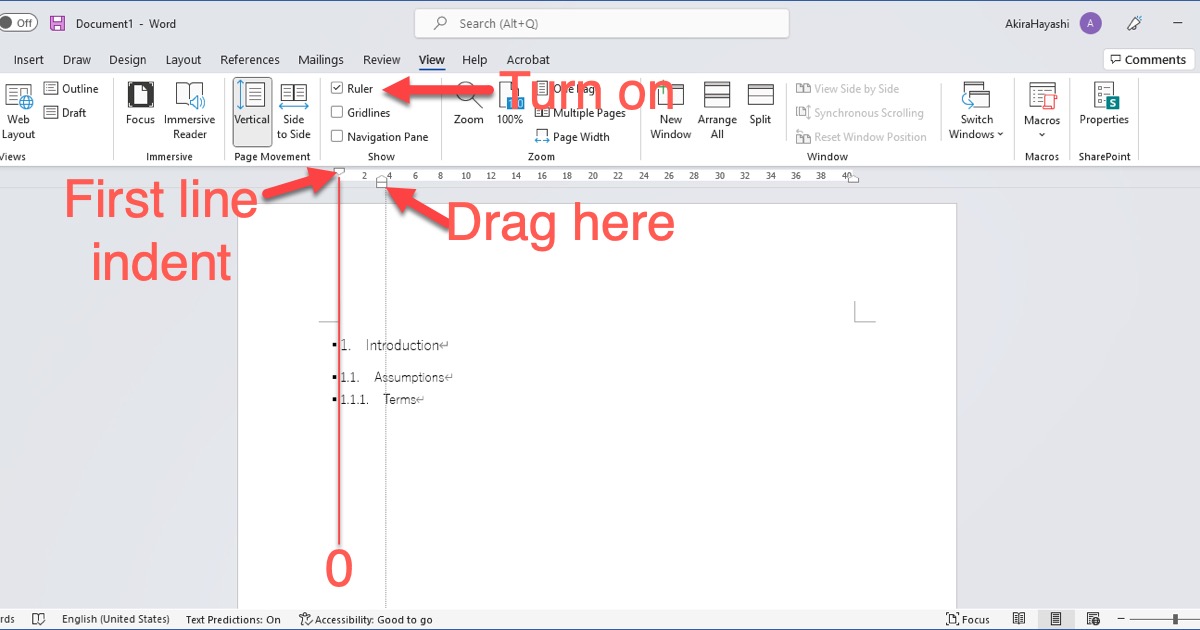 how to automatically add serial numbers in word