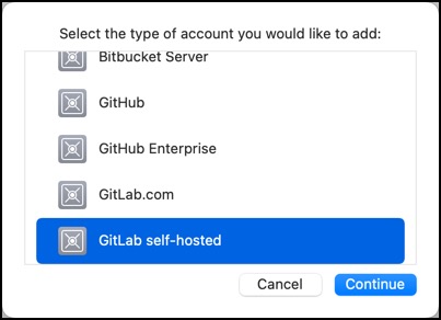 Select GitLab