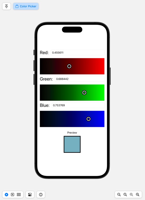 Preview with ColorPickerPreview in place